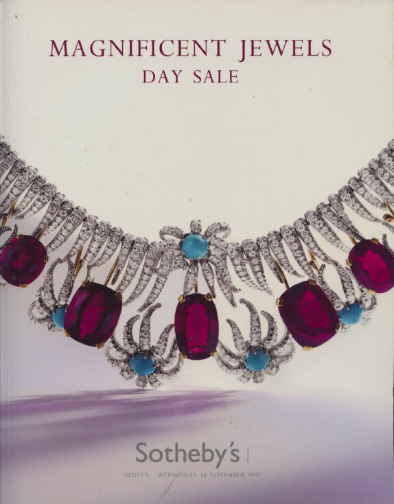 Sothebys November 2007 Magnificent Jewels Day Sale
