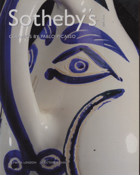 Sothebys October 2005 Ceramics by Pablo Picasso