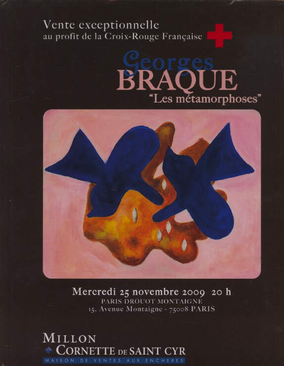 Millon Cornette de Saint Cyr November 2009 George Braque les Metamorphoses