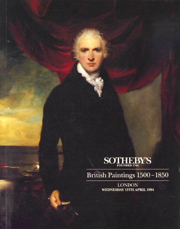 Sothebys April 1994 British Paintings 1500 - 1850