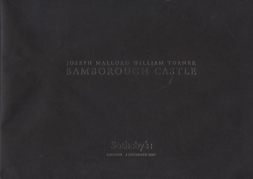 Sothebys December 2007 Joseph Mallord William Turner Bamborough Castle - Click Image to Close