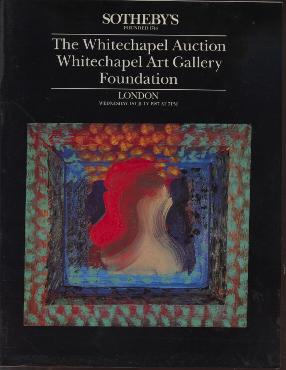 Sothebys July 1987 Whitechapel Art Gallery Contemporary Art