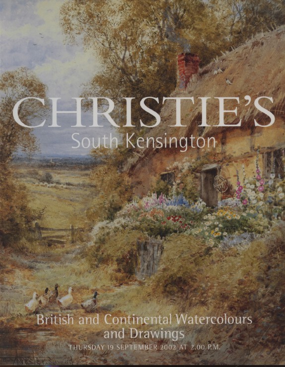 Christies September 2002 British & Continental Watercolours and Drawings