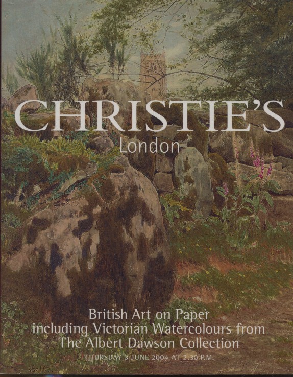 Christies June 2004 British Art on Paper, Dawson Coll. Victorian Watercolours
