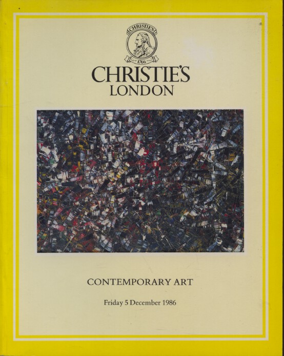 Christies December 1986 Contemporary Art