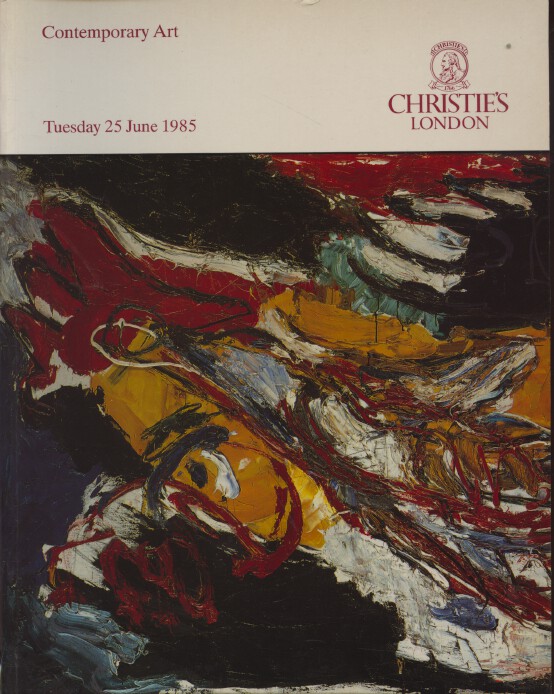 Christies June 1985 Contemporary Art