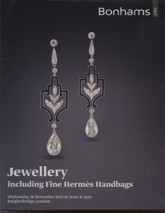 Bonhams November 2012 Jewellery including Fine Hermes Handbags - Click Image to Close