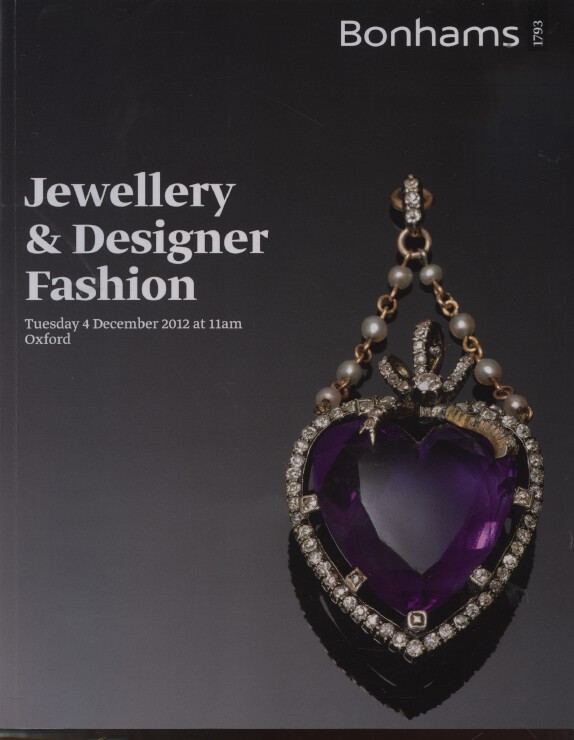 Bonhams December 2012 Jewellery & Designer Fashion