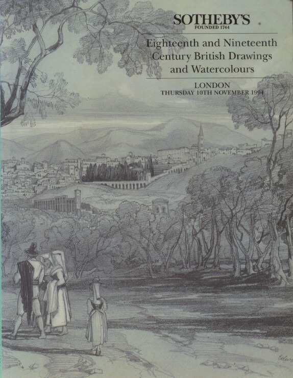 Sothebys November 1994 18th & 19th Century British Drawings & Watercolours