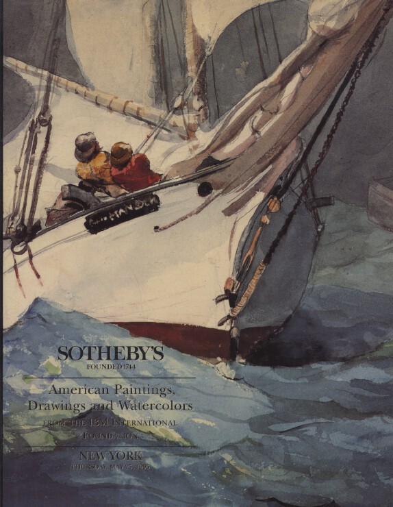 Sothebys May 1995 American Paintings, Drawings and Watercolors - HARDBACK