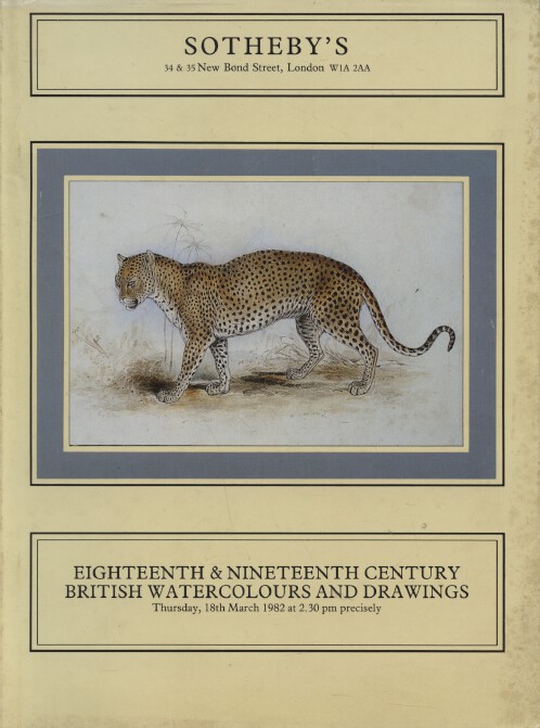 Sothebys March 1982 18th & 19th Century British Watercolours and Drawings