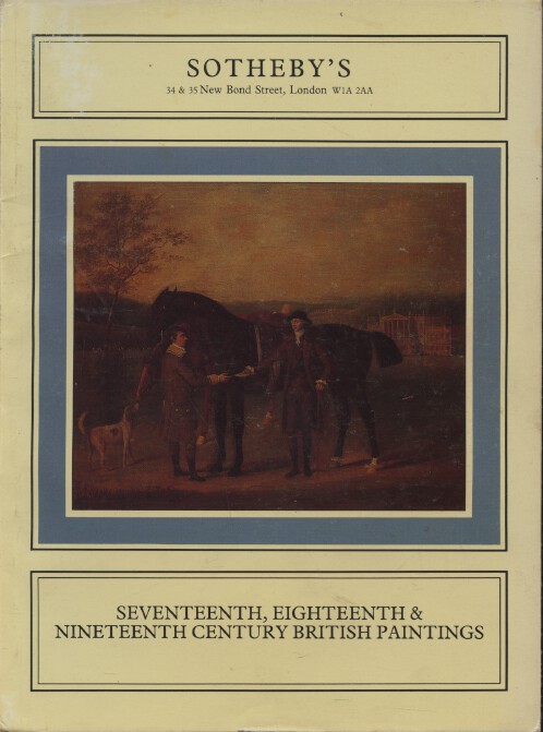Sothebys July 1983 17th, 18th & 19th Century British Paintings