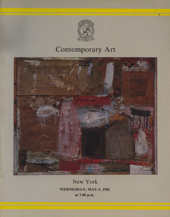 Christies May 1982 Contemporary Art