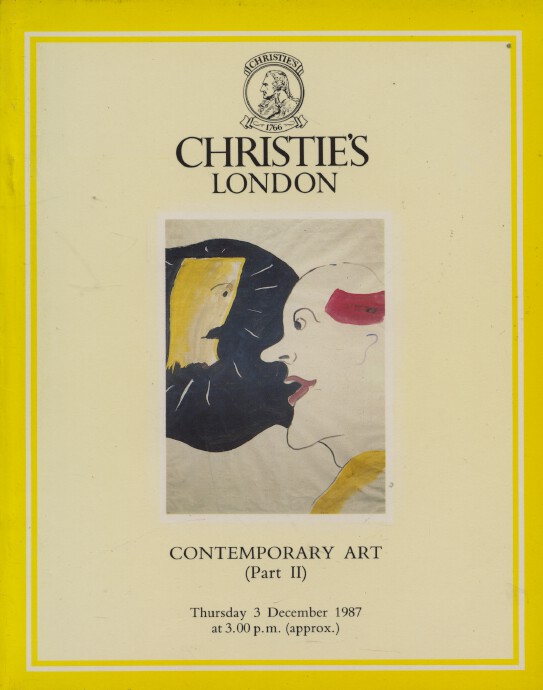 Christies December 1987 Contemporary Art (Part II)