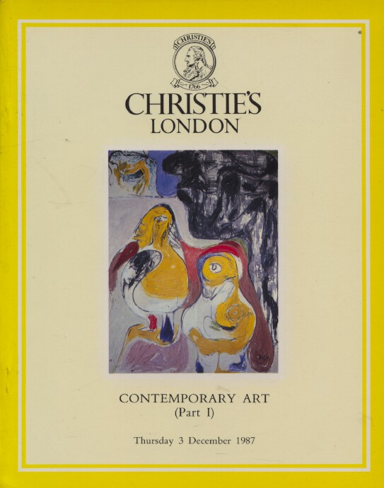 Christies December 1987 Contemporary Art (Part I)