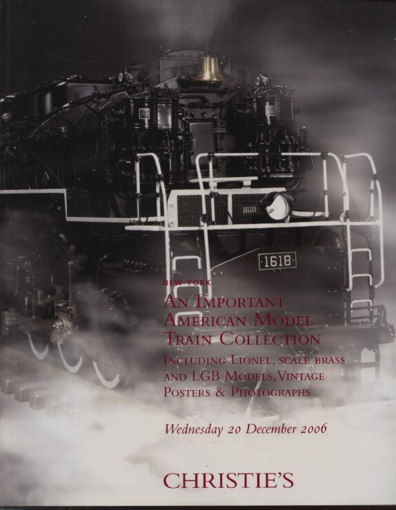 Christies Dec 2006 American Model Train Collection inc. Lionel, Scale Brass etc. - Click Image to Close