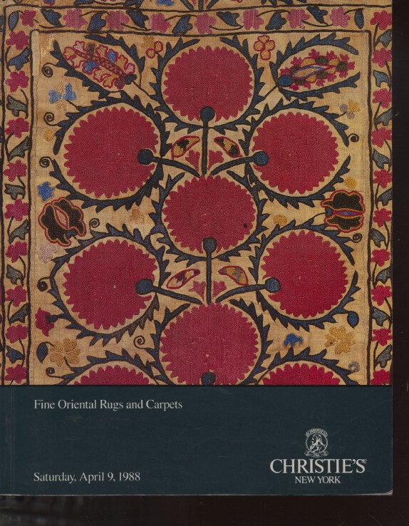 Christies April 1988 Fine Oriental Rugs and Carpets