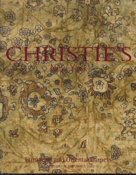 Christies December 2003 European and Oriental Carpets
