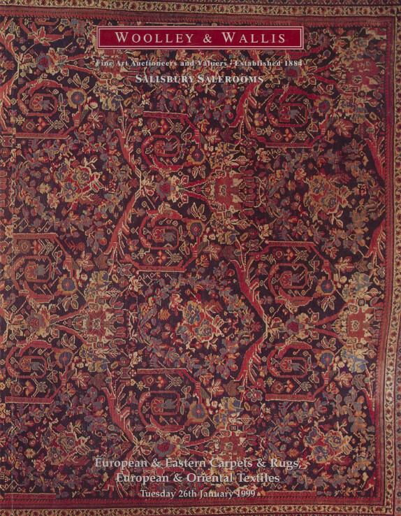 Woolley & Wallis January 1999 European, Eastern Carpets, Rugs, Oriental Textiles