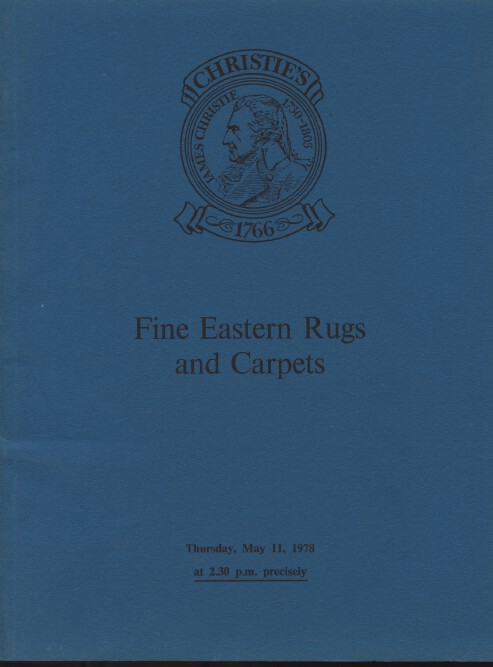 Christies May 1978 Fine Eastern Rugs and Carpets - Click Image to Close