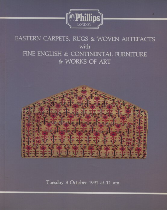 Phillips October 1991 Eastern Carpets, Rugs & Woven Artefacts, Furniture