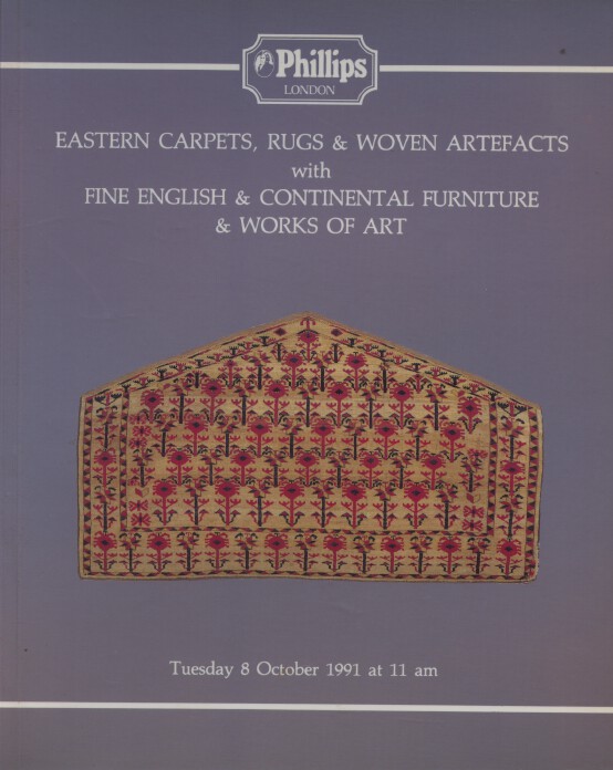 Phillips October 1991 Eastern Carpets, Rugs & Woven Artefacts, Furniture