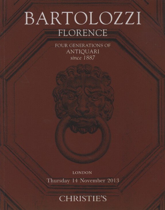 Christies Nov 2013 Bartolozzi Four Generations of Antiquari 1887 (Digital only)