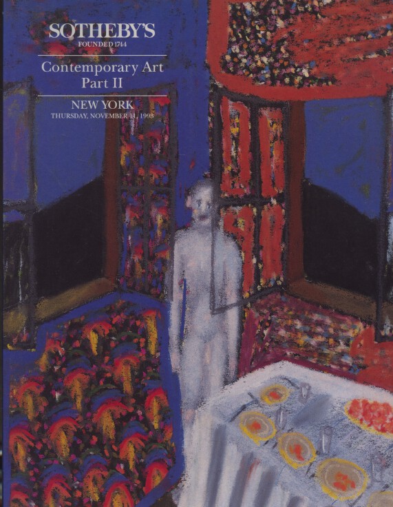 Sothebys November 1993 Contemporary Art, Part II