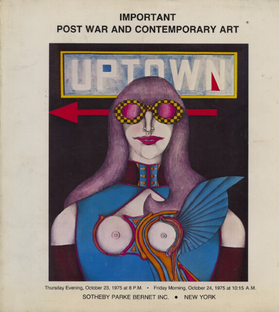 Sothebys October 1975 Important Post War and Contemporary Art