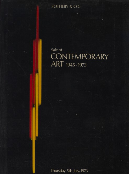 Sothebys July 1973 Contemporary Art 1945-1973