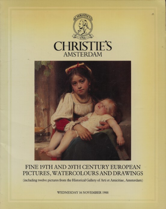 Christies Nov 1988 Fine 19th & 20th C. European Pictures, Watercolours & Drawing