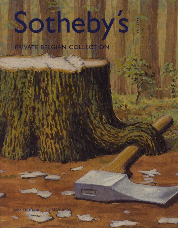 Sothebys May 2005 Private Belgian Collection Contemporary Art