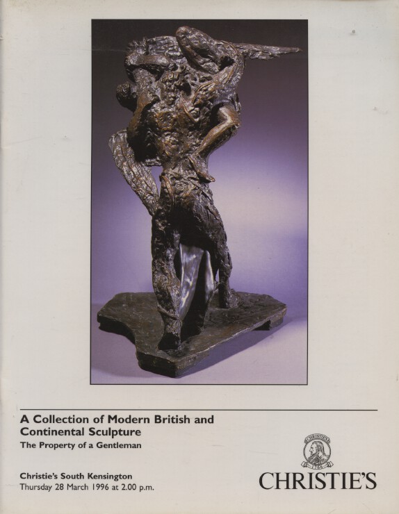 Christies March 1996 A Collection of Modern British and Continental Scultpure