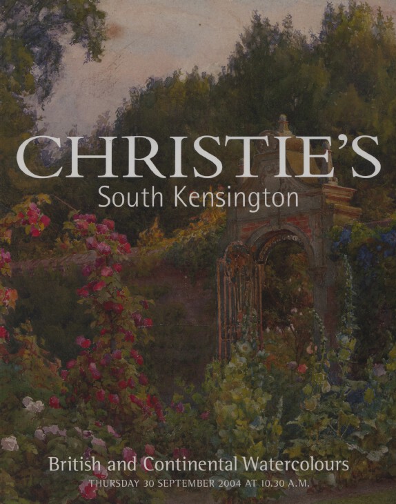 Christies September 2004 British and Continental Watercolours