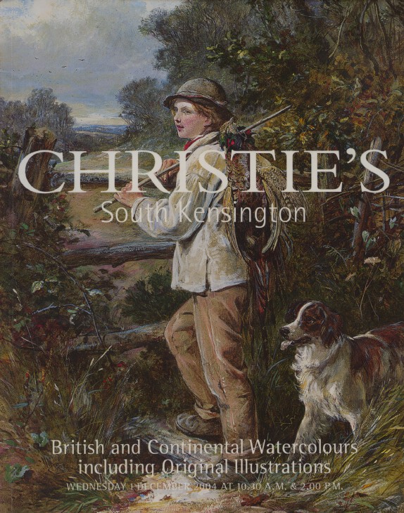 Christies Dec 2004 British & Continental Watercolours inc Original Illustrations