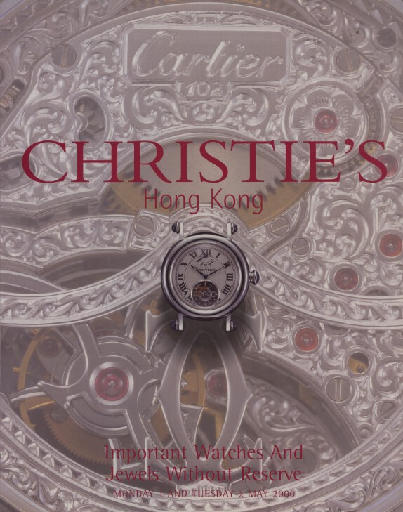 Christies May 2000 Important Watches and Jewels Without Reserve