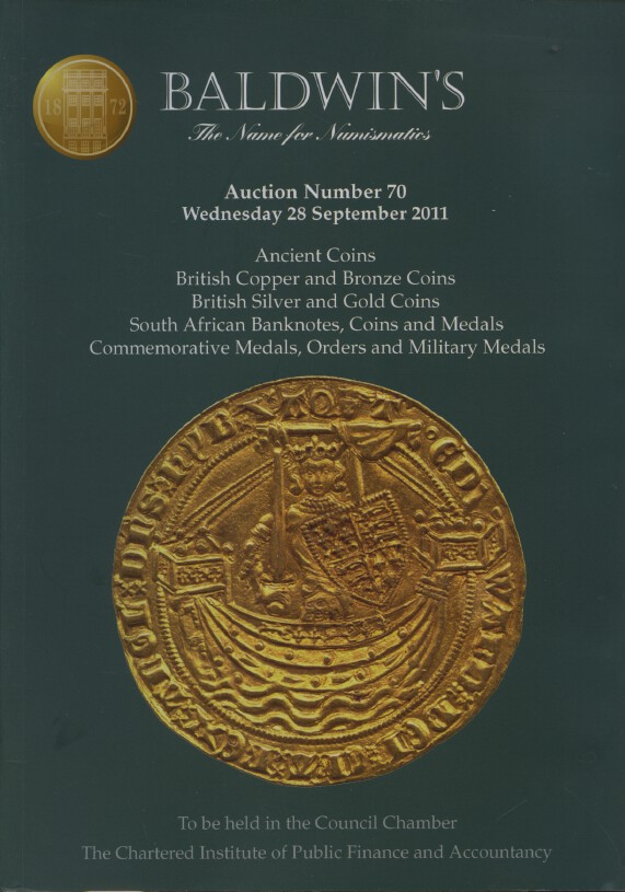 Baldwins Sept 2011 Ancient, British Copper & Bronze Coins, Medals etc.