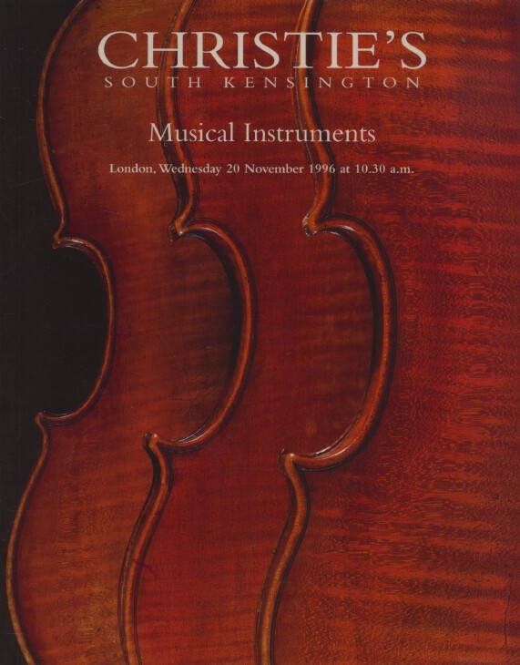 Christies November 1996 Musical Instruments