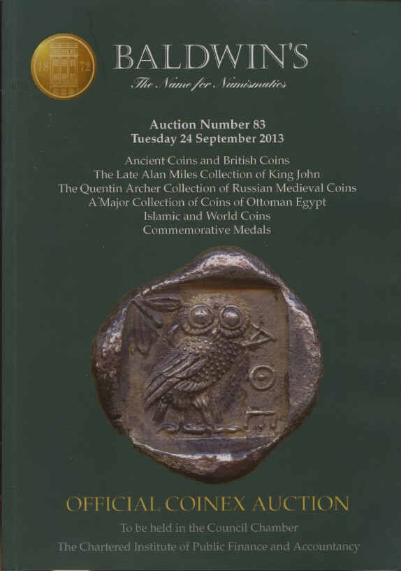 Baldwins Sept 2013 Medieval Coins, Medals etc. Miles & Archer Collection - Click Image to Close