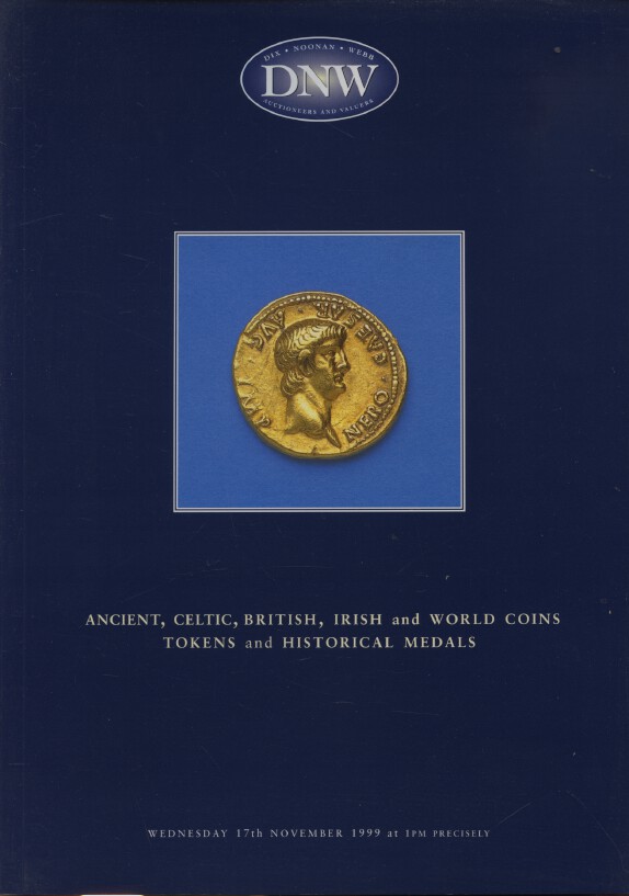 DNW Nov 1999 Ancient, Celtic, British, Irish & World Coins, Historical Medals
