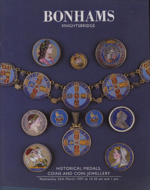 Bonhams March 1997 Historical Medals, Coins and Coin Jewellery