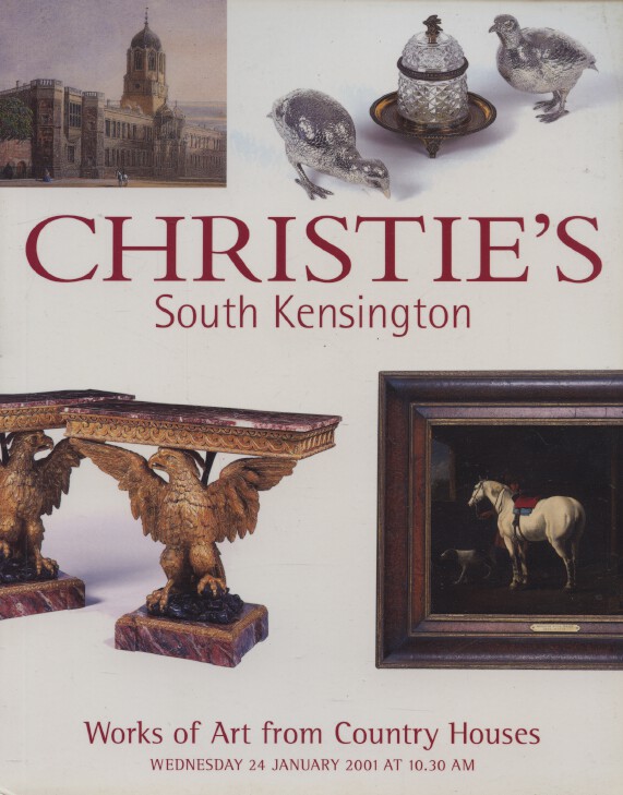 Christies January 2001 Works of Art from Country Houses