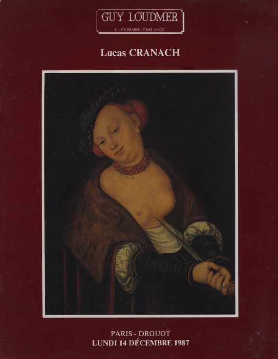 Loudmer December 1987 Old Master Paintings - Lucas Cranach