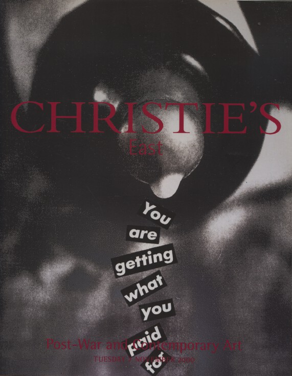 Christies November 2000 Post-War and Contemporary Art