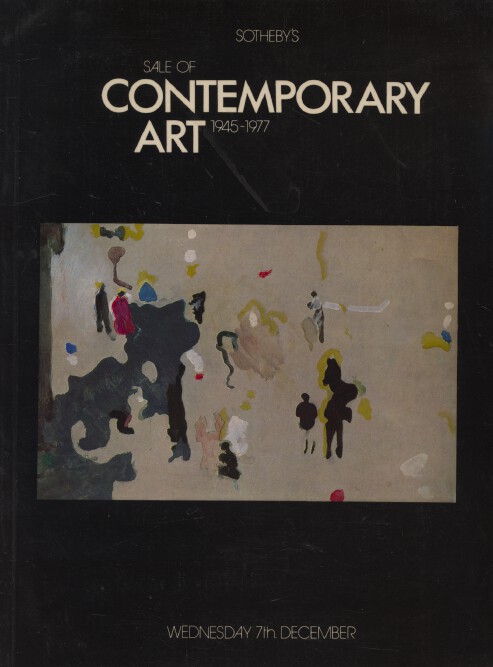 Sothebys December 1977 Contemporary Art 1945-1977 - Click Image to Close