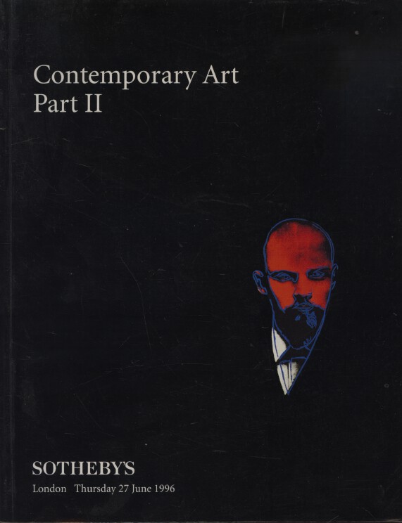 Sothebys June 1996 Contemporary Art Part II