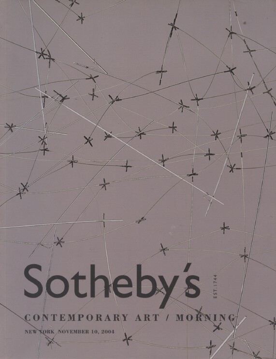 Sothebys November 2004 Contemporary Art - Morning