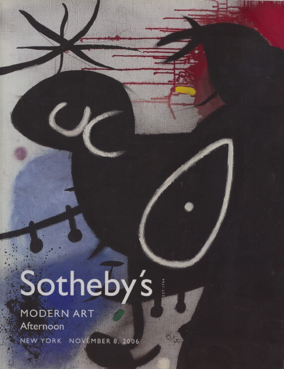 Sothebys November 2006 Modern Art