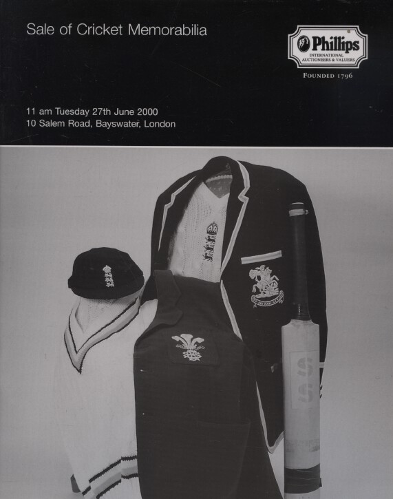 Phillips June 2000 Sale of Cricket Memorabilia