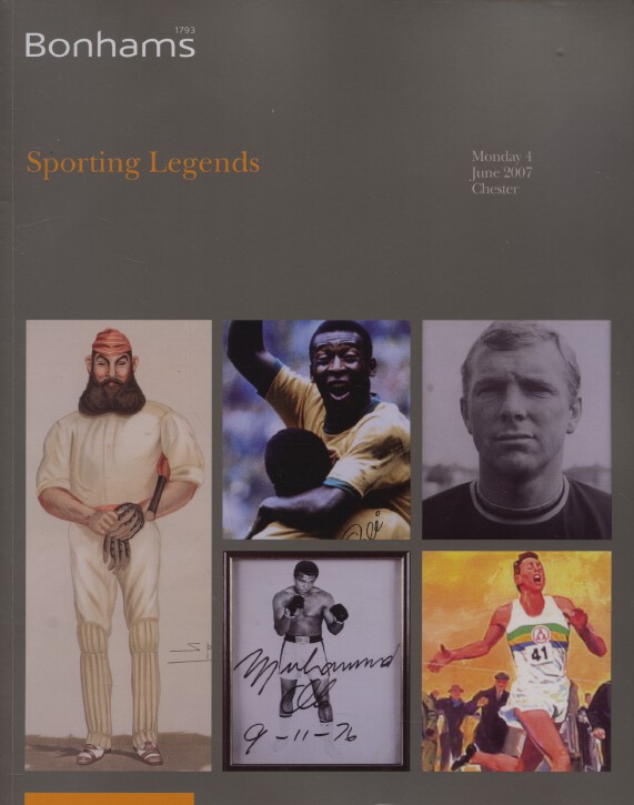 Bonhams June 2007 Sporting Legends